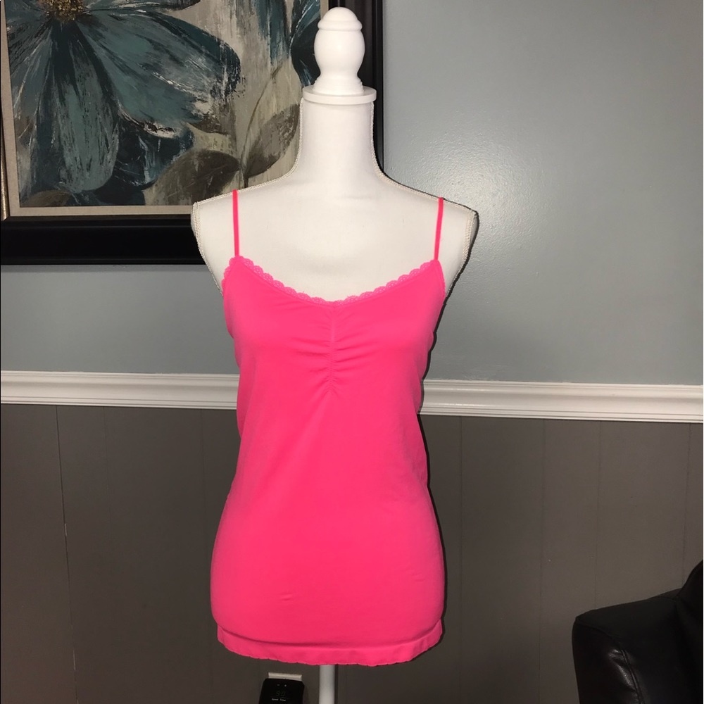 NWT Victoria’s Secret Hot Pink Spaghetti Strap Cami